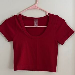 Bloom seasons Women's Red Crop Top